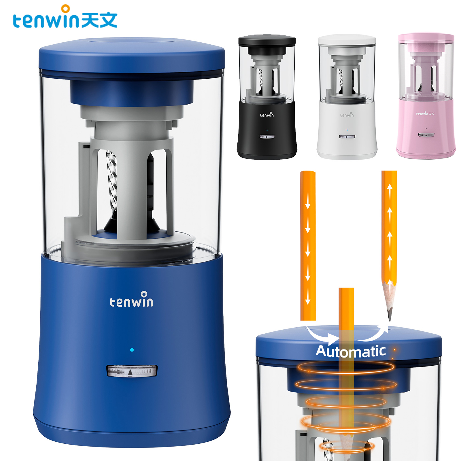 Electronic Gadgets For Home - Electric Automatic Pencil Sharpener Heavy Duty