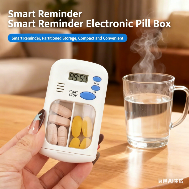 Electronics & Gadgets Icon - Mini Portable Electronic Intelligent Medicine Box,