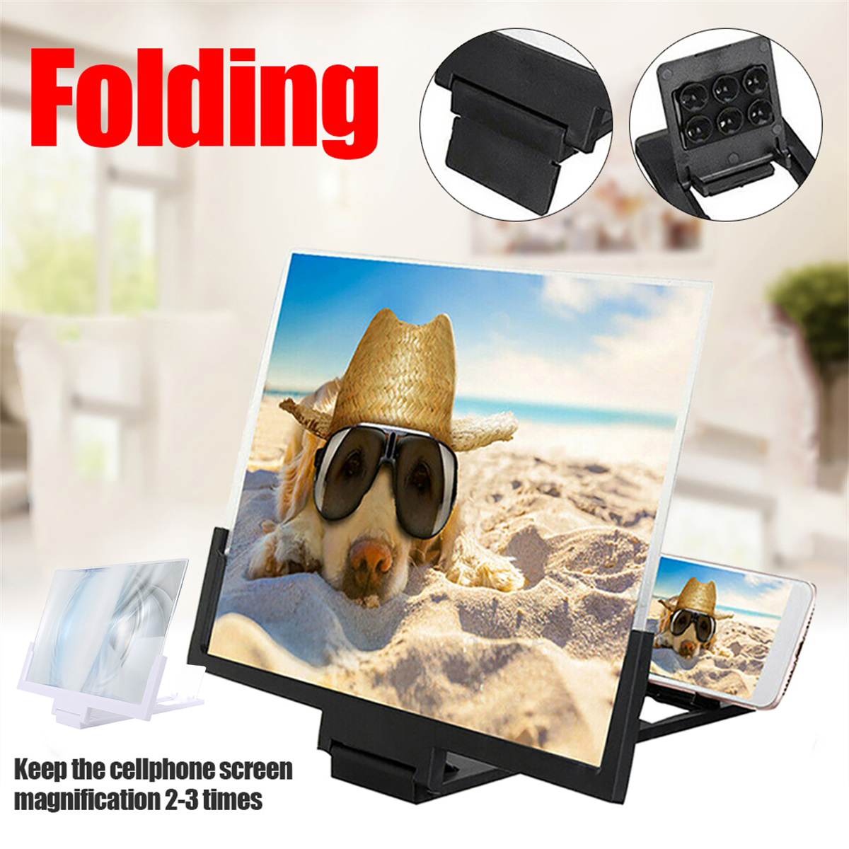 14 Inch Mobile Phone Screen Am - Digital Magnifier Reading ulasan dan harga