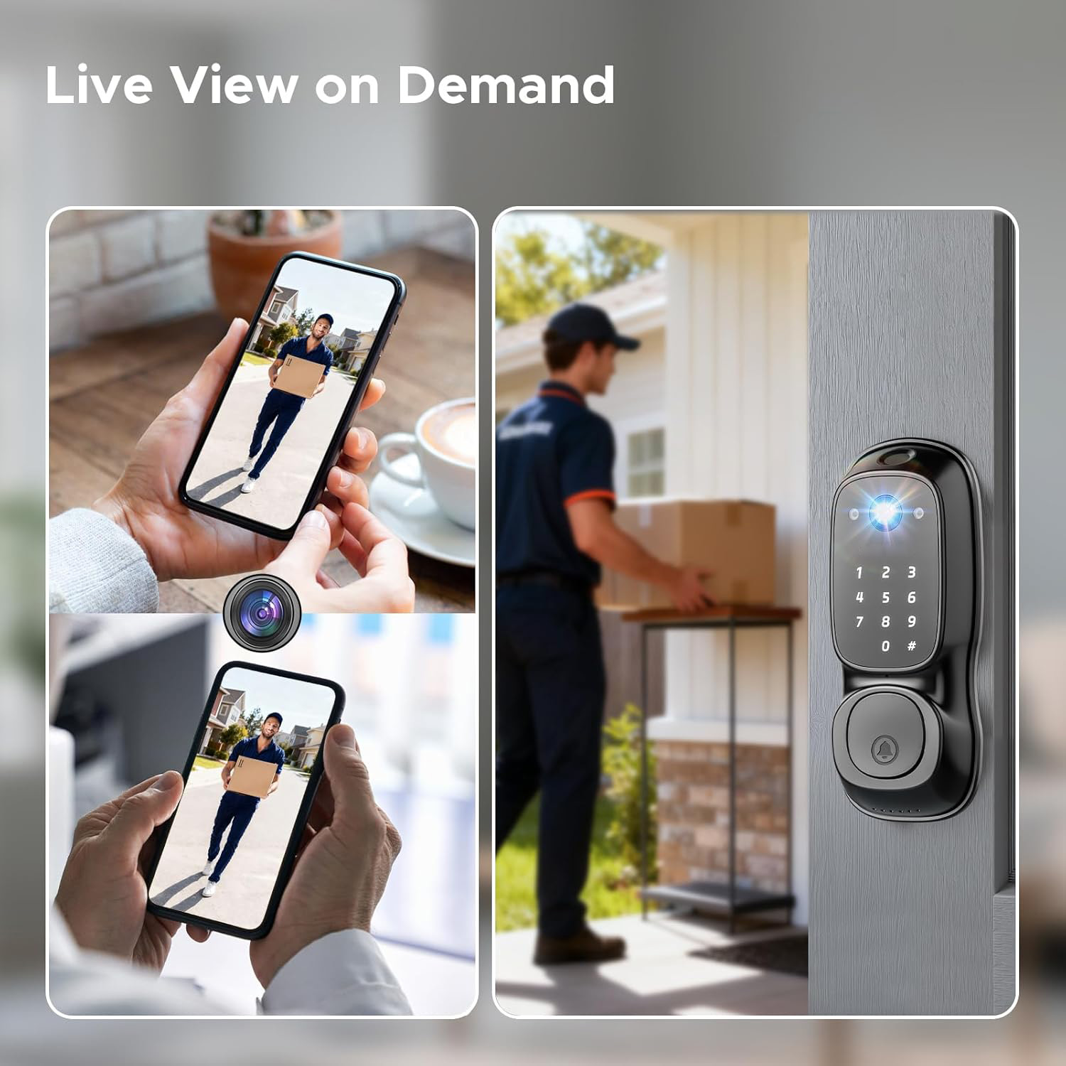 Tuya Wifi Smart Door Lock ‎Cam - Electronics & Gadgets Icon ulasan dan harga