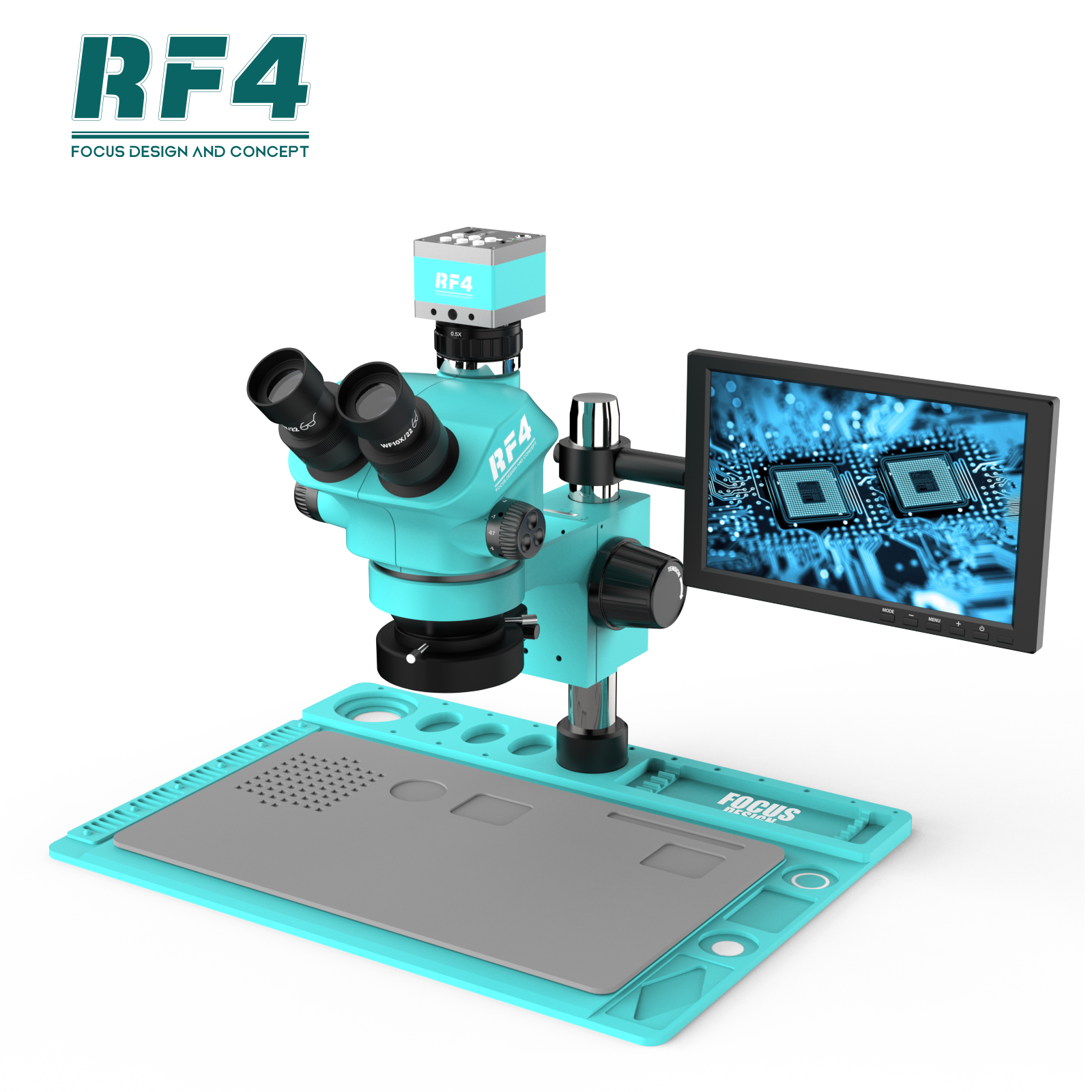 RF4 1080P 2K Camera 10-Inch HD - Digital Magnifier Reading ulasan dan harga