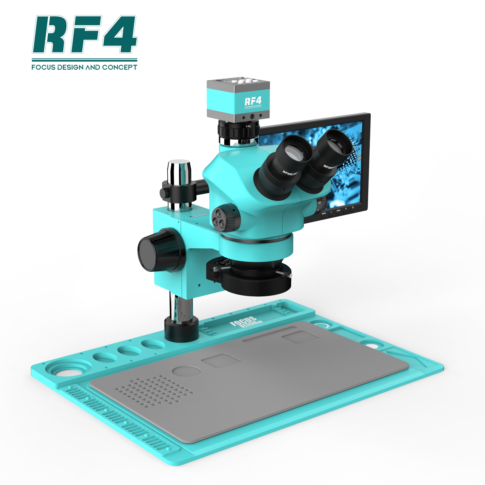 RF4 1080P 2K Camera 10-Inch HD - Digital Magnifier Reading ulasan dan harga