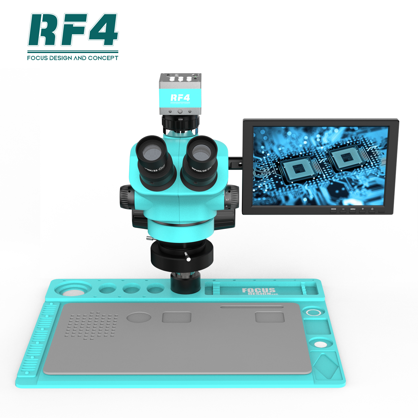 RF4 1080P 2K Camera 10-Inch HD - Digital Magnifier Reading ulasan dan harga