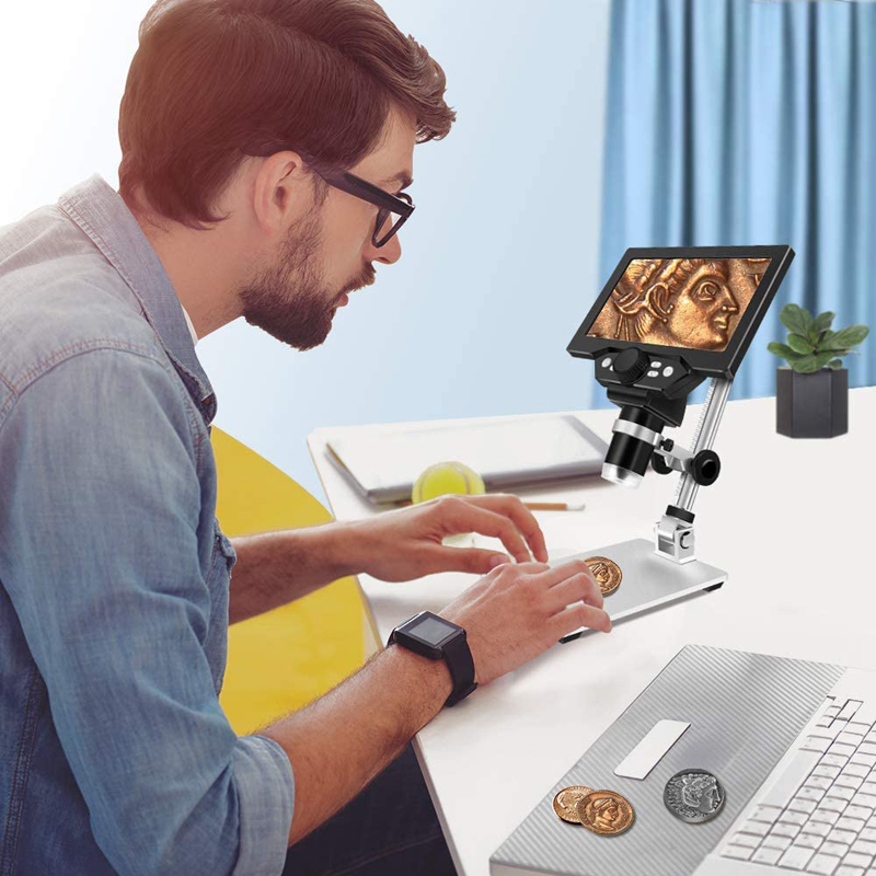 1200X/1000X Microscope Digital - Digital Magnifier Reading ulasan dan harga