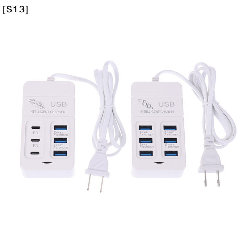 1PC US Plug 6Ports Multiport U - Gadget Q ulasan dan harga