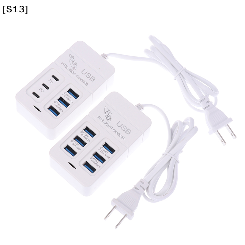 1PC US Plug 6Ports Multiport U - Gadget Q ulasan dan harga