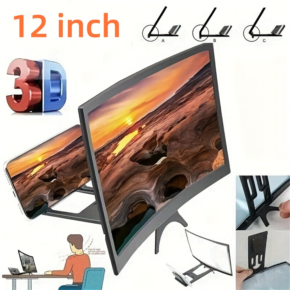Screen Amplifier Mobile Phone  - Digital Magnifier Reading ulasan dan harga