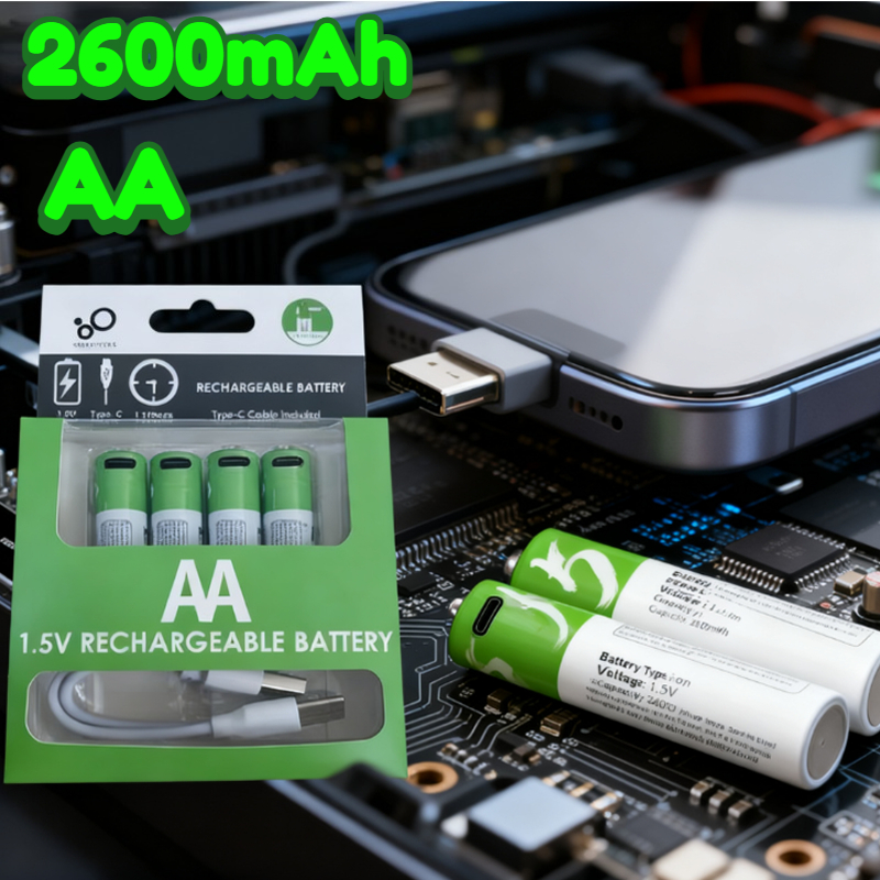 1.5V AA 2600mWh USB Rechargeab - Modern Electronics Gadgets ulasan dan harga