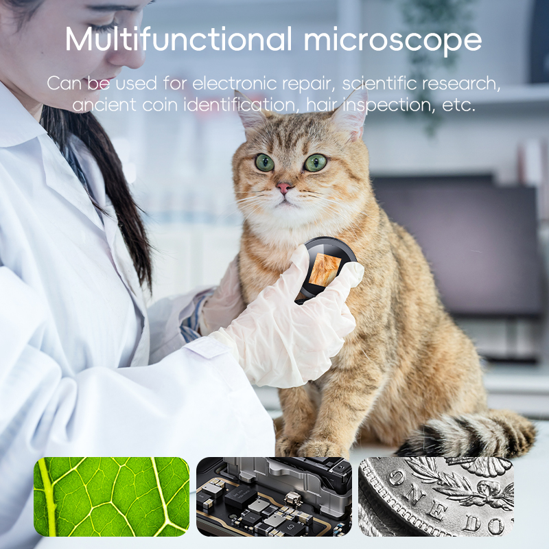 Autofocus Microscope Mini 500X - Digital Magnifier Reading ulasan dan harga