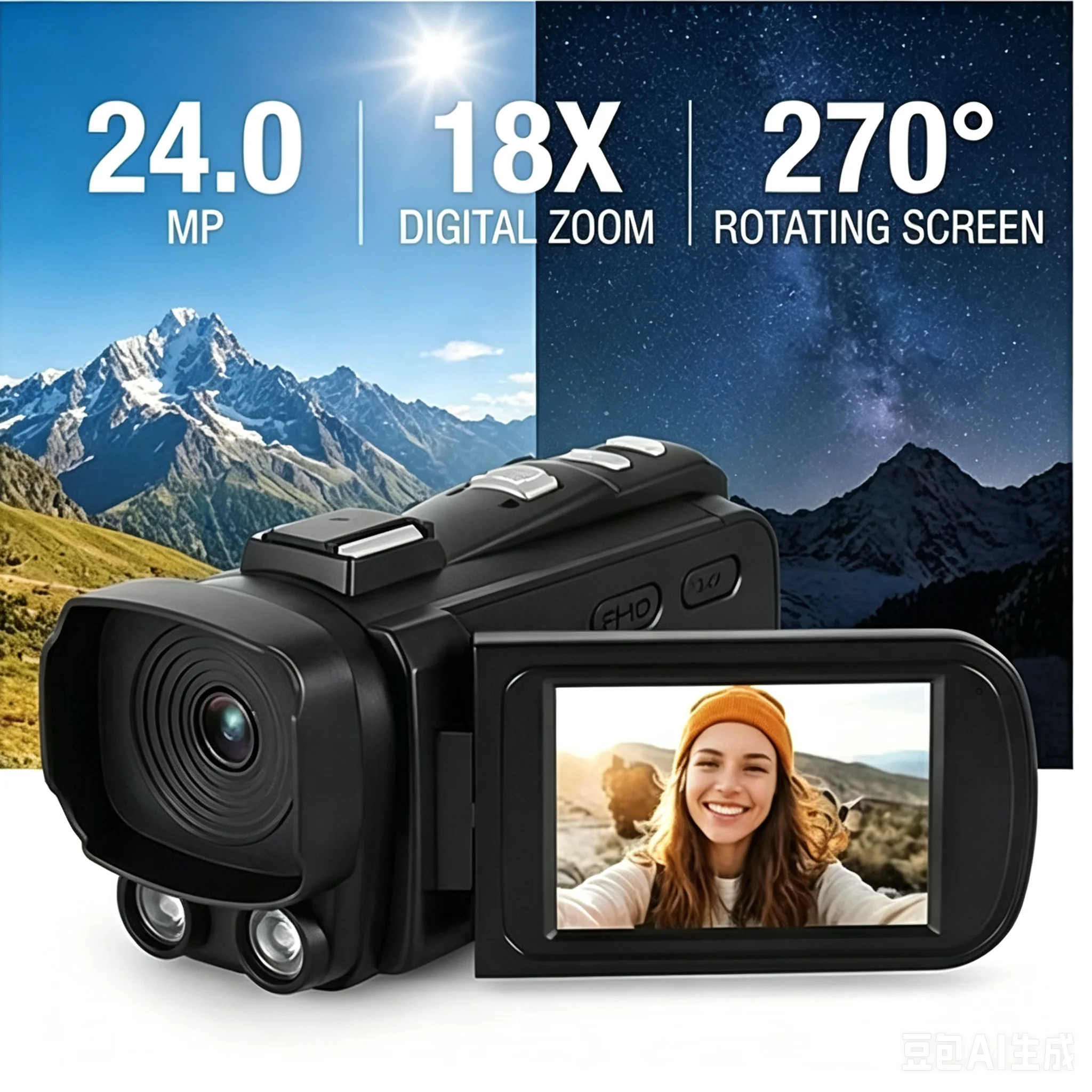 1080P Full HD Digital Camera V - Electronic Gadgets For Home ulasan dan harga