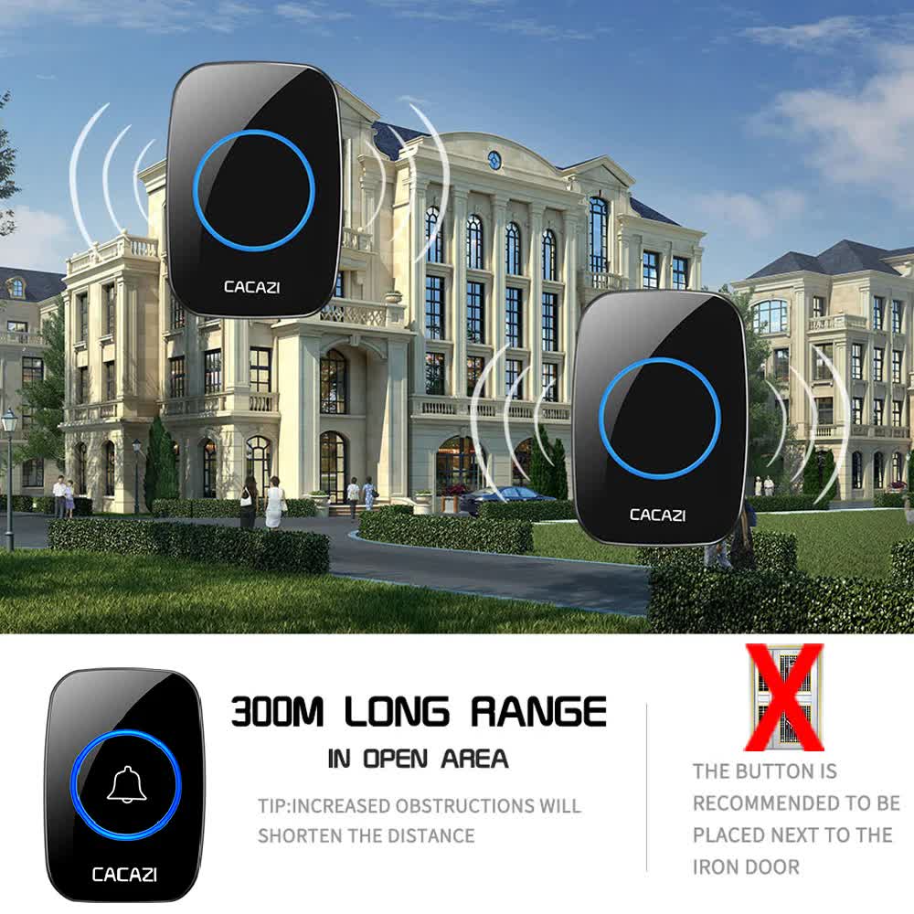 CACAZI A10 Waterproof Wireless - Electronic Gadgets For Home ulasan dan harga