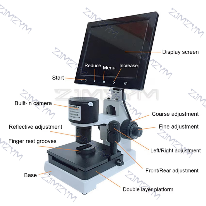 Digital Microscope Zoom Nailfo - Digital Magnifier Reading ulasan dan harga