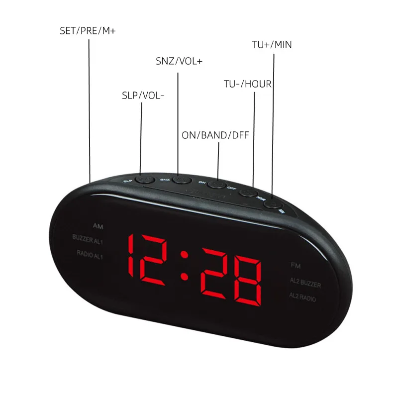 Car Electronic LED Clock Deskt - Electronic Gadgets For Home ulasan dan harga