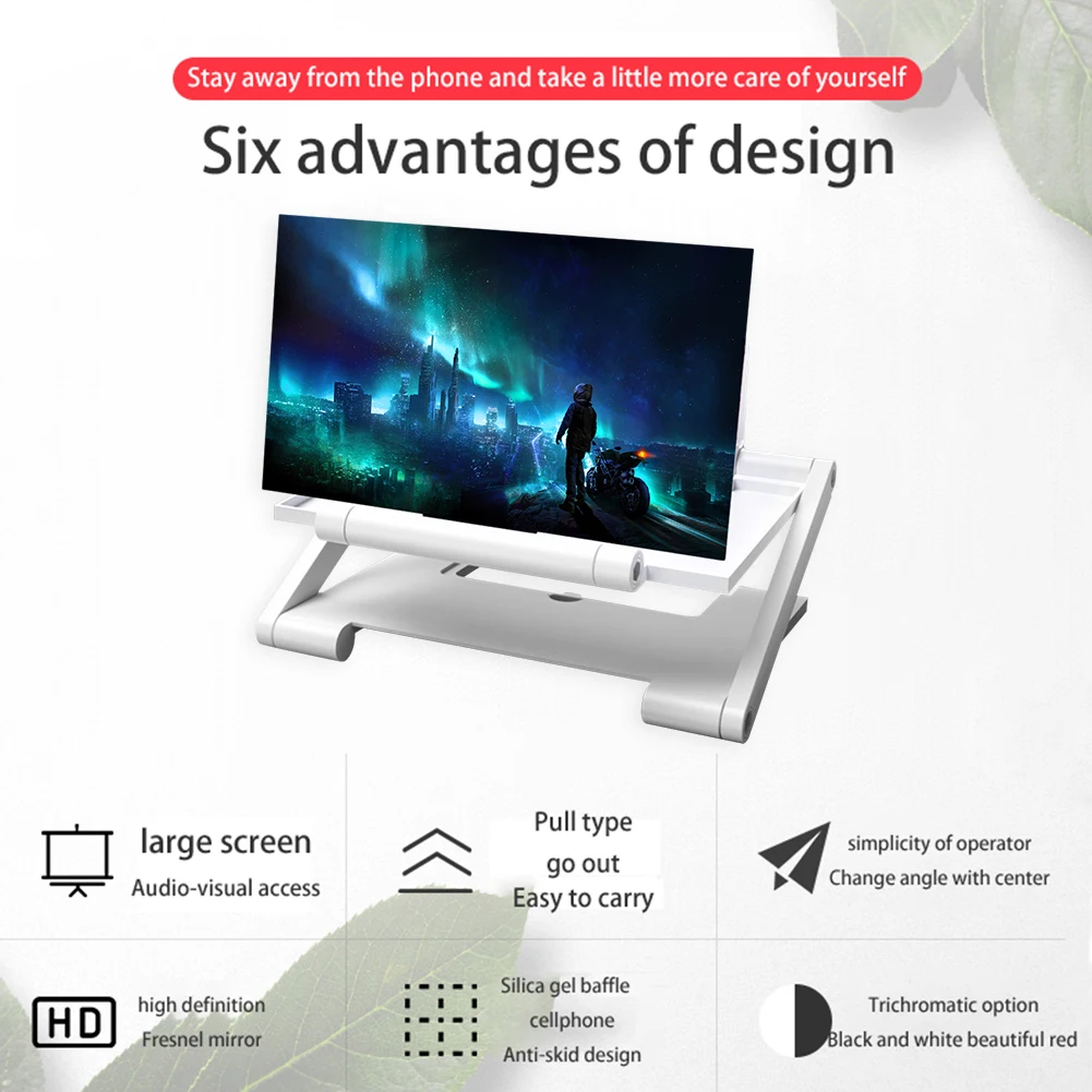 14'' 3D HD Cell Phone Screen A - Digital Magnifier Reading ulasan dan harga